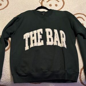 Green 'The Bar' Sweatshirt